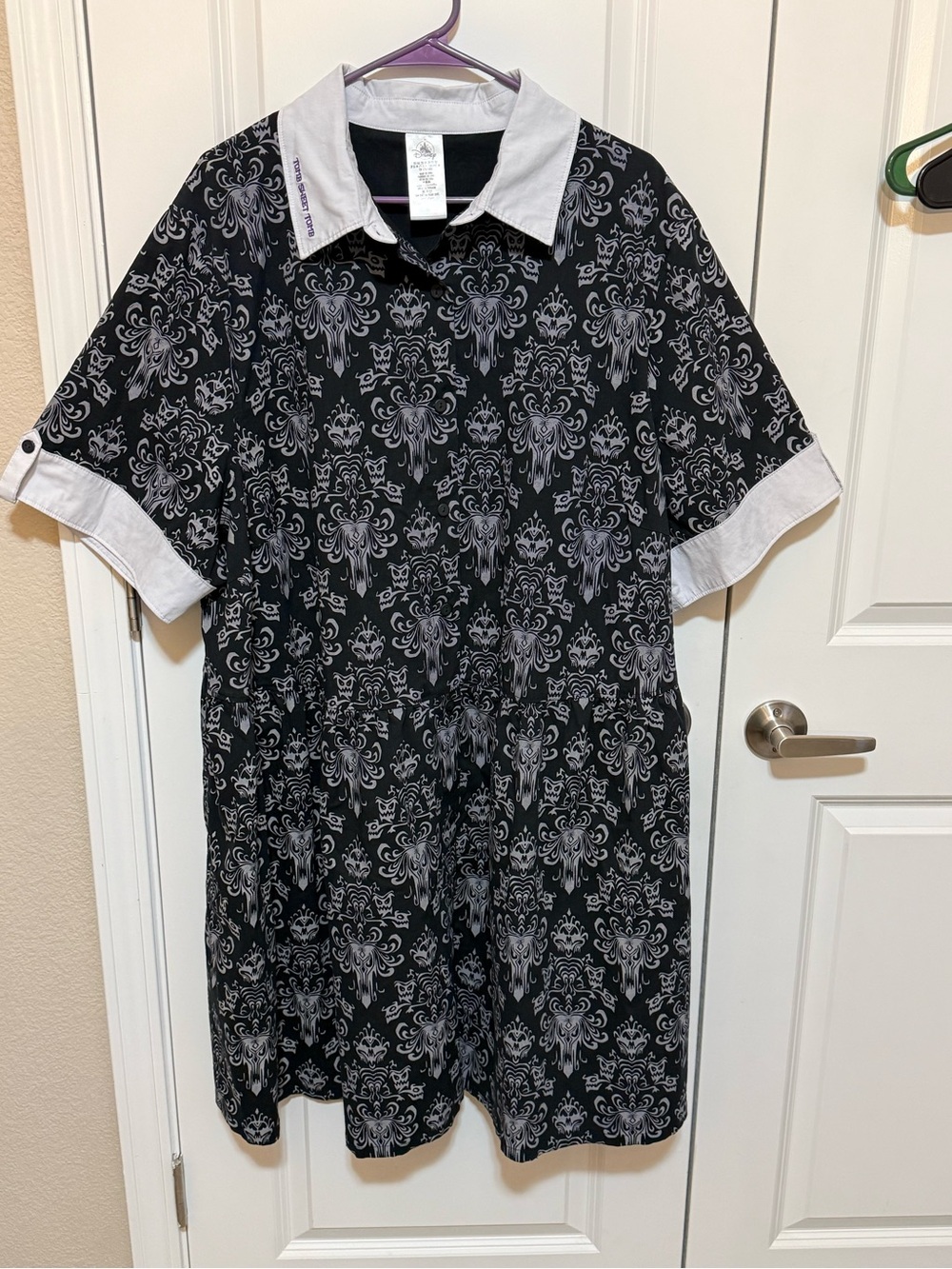 Disney Parks Haunted Mansion Glow-in-the-Dark Wallpaper Dress 3X